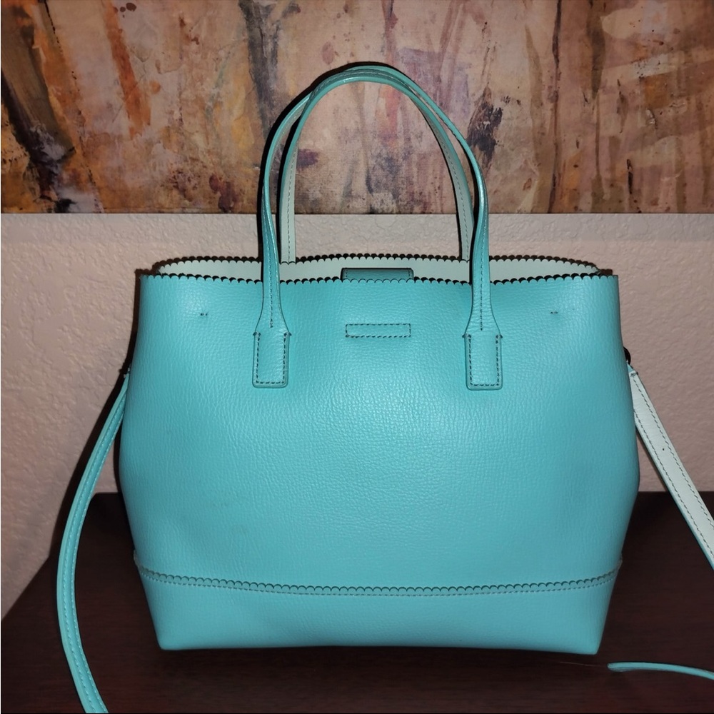 Kate Spade Giorgia Vanderbilt Place Bow Satchel  With Crossbody Strap. - Picture 5 of 11